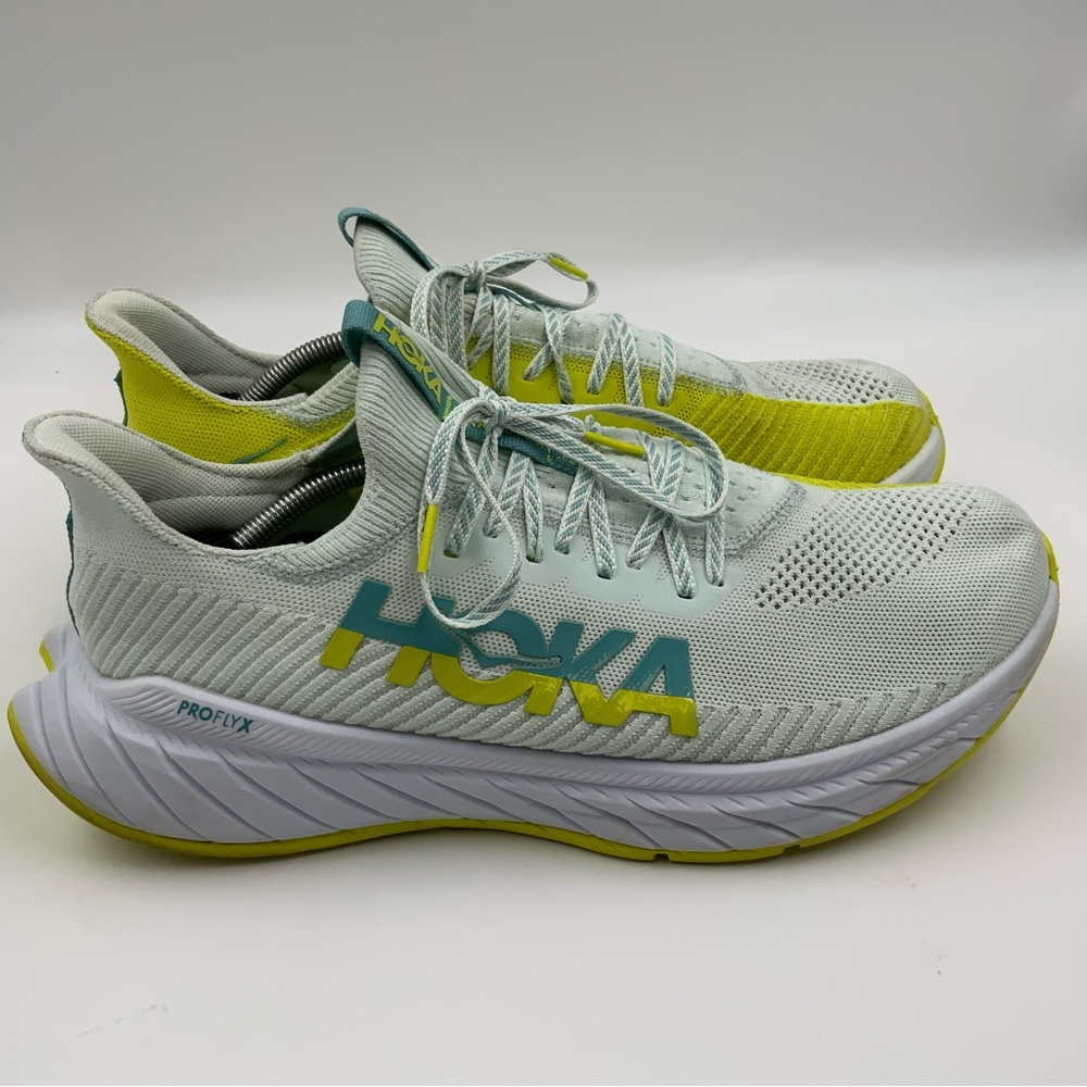 Hoka One One Men’s Carbon X 3 Lime Color (BSEP) Shoes. Size 13. - Picture 2 of 11